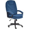 Кресло TetChair Комфорт ЛТ (флок, синий)