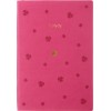 Ежедневник недатированный Be lucky!, 145 x 210 мм, 136 листов, фуксия