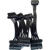 Кабель USBTOP Molex (Папа) - 6 Molex (Мама)