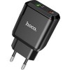Сетевое зарядное Hoco N5 Favor (черный)