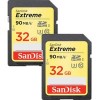 Карта памяти SanDisk Extreme SDHC SDSDXVE-032G-GNCI2 2x32GB
