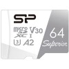 Карта памяти Silicon-Power Superior microSDXC SP064GBSTXDA2V20 64GB