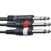 Кабель Stagg SYC6/PS2P E 6.3 мм - 6.3 мм (6 м, черный)