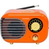 Радиоприемник TELEFUNKEN TF-1682UB (оранжевый/золотистый)